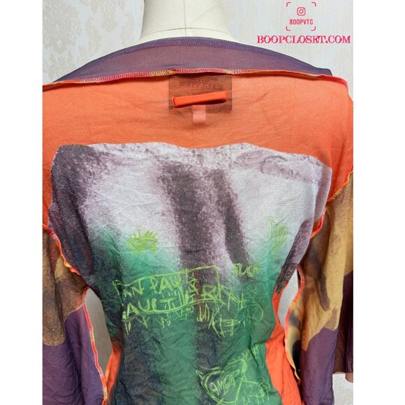 jean paul gaultier Maille kimono style mesh dress - Picture 9 of 12